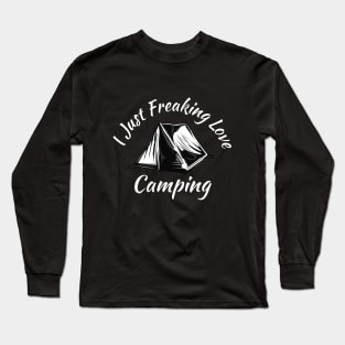 I Just Freaking Love Camping Vintage Long Sleeve T-Shirt